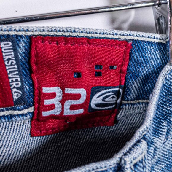 Quiksilver Jeans QuikJean Relaxed Straight Surf Skate 32 x 30 Y2K Baggy - Picture 5 of 12